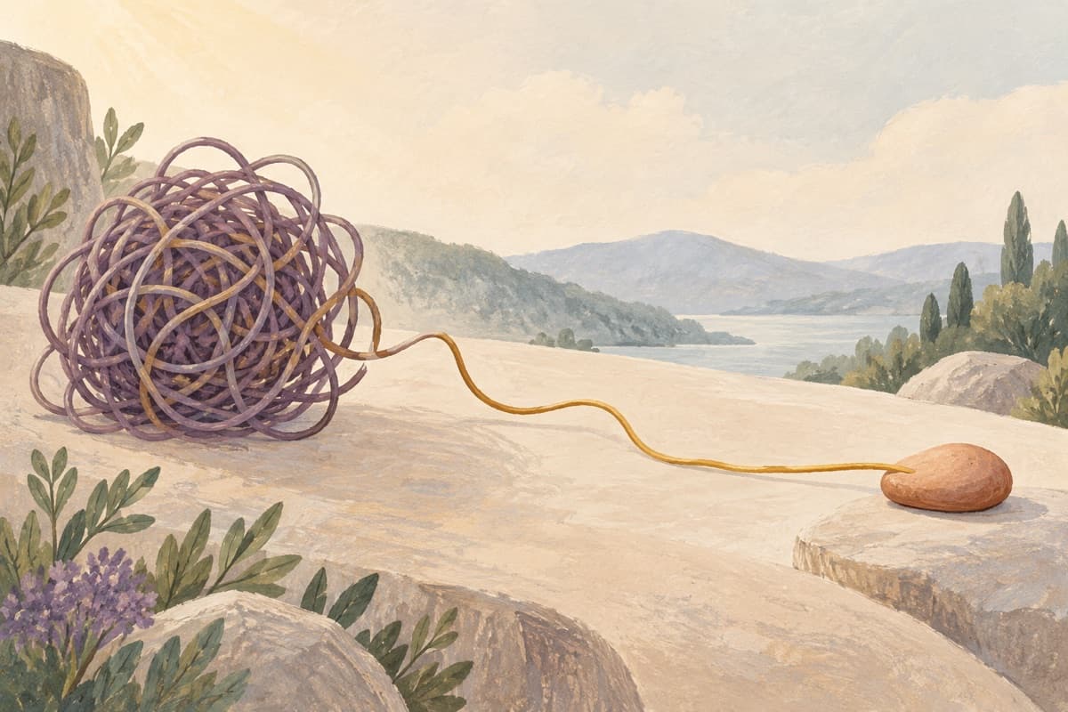 Illustration de l’article « Rumination mentale : pourquoi la pensée tourne-t-elle en boucle ? »